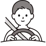 Man Driving A Car SVG Icon